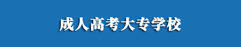 成人高考大专学校